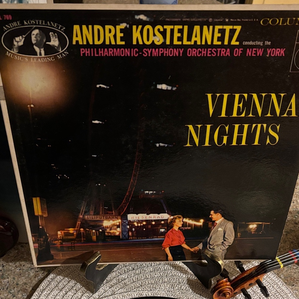 Columbia Vienna Nights Vinyl Record by André Kostelanetz